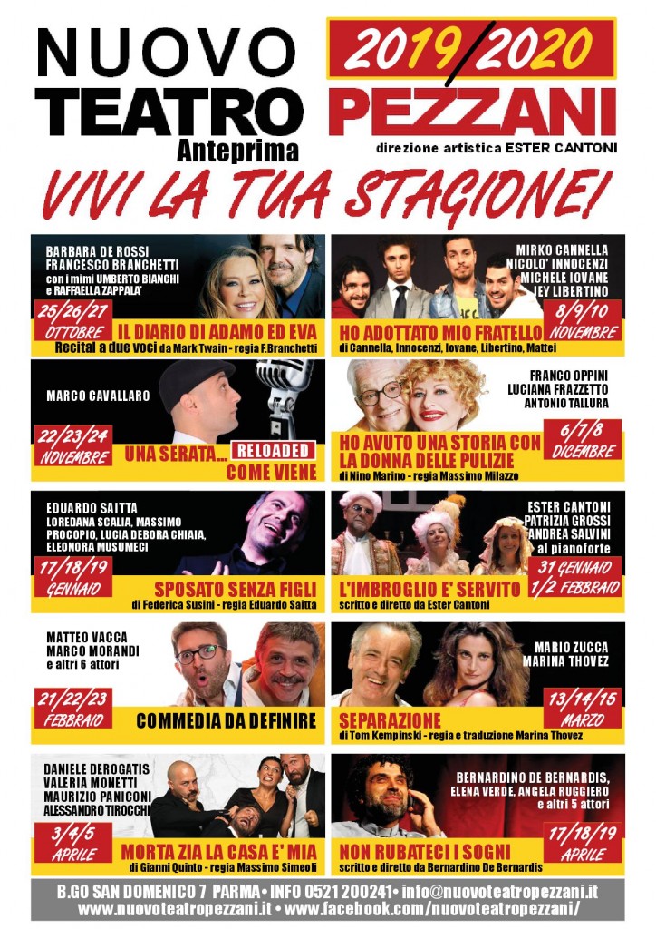 PROGRAMMA PEZZANI 2019-20