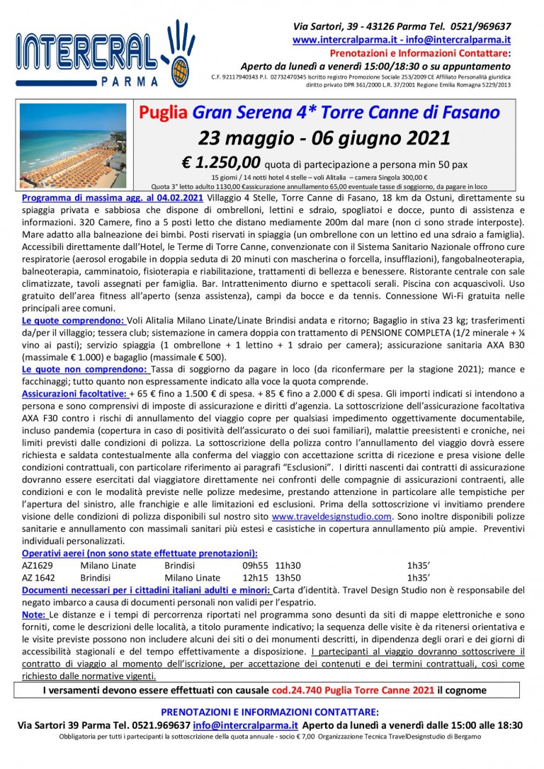 Puglia - Mare - Torre Canne - Intercral Parma