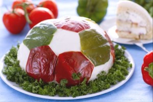Torta salata pallone mondiale