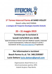 Torneo Intercral Parma di SAND VOLLEY MAG2019 LOC