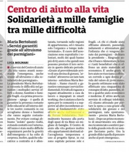 ARTCOLO VOLONTARI WELFARE PARMA APRILE