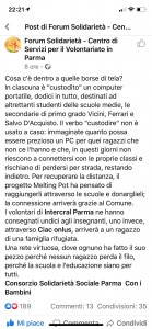 PARMAWELFARE CONSEGNA PC FOTO
