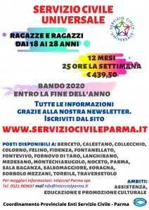 BANDO SERVIZIO CIVILE 2021