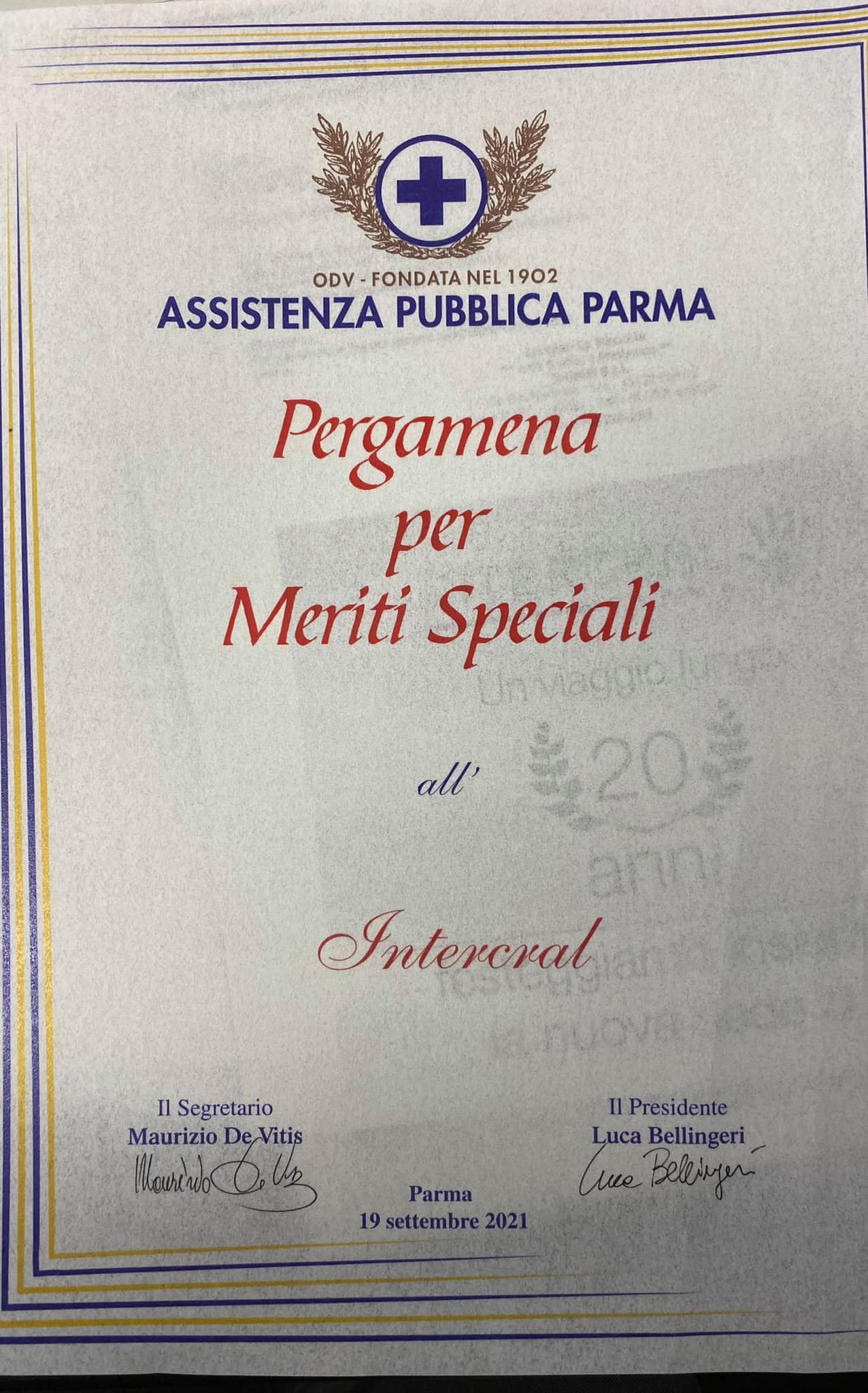 PERGAMENA MERITI SPECIALI 19092021