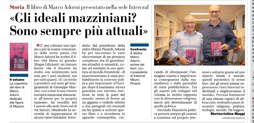 ARTICOLO INCONTRO MAZZINI OTT22