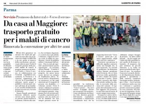 GAZZETTA DIC22 RINNOVO CONV. ONCOLOGICO 23_25