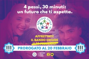 BANDO PROROGA SERVIZIO CIVILE FEB23