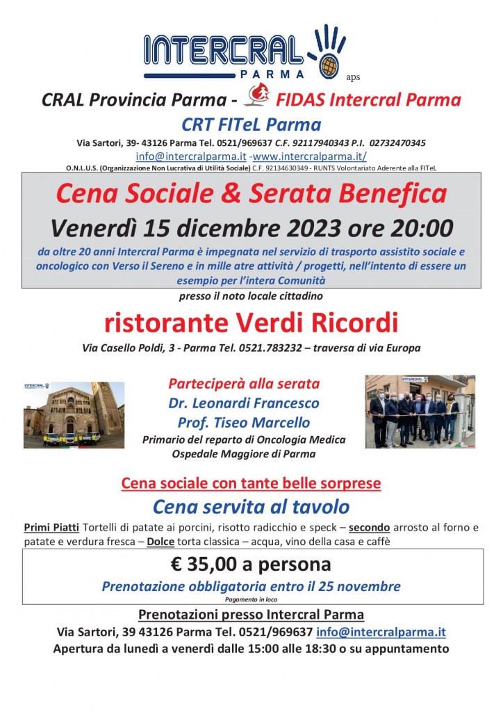 CENA SOCIALE 15122023