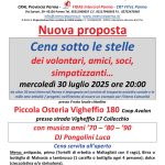 Vieni alla nostra Cena sotto le stelle