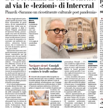 Le iniziative di INTERCRAL PARMA in Gazzetta