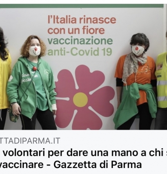 VOLONTARI PER I VACCINI – ARTICOLO GAZZETTA