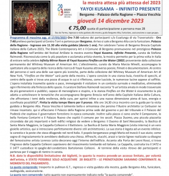 Bergamo – Mostra Yayoi Kusama
