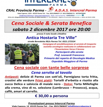 Cena sociale 2017