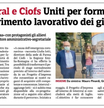 CIOFS E INTERCRAL PARMA – Collaborazione per l’avvio al lavoro CIOFS E INTERCRAL PARMA – Collaborazione per l’avvio al lavoro