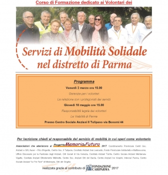 Formazione volontari del servizio mobilità solidale