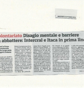 Intercral ed Itaca – Disagio mentale: barriere da abbattere