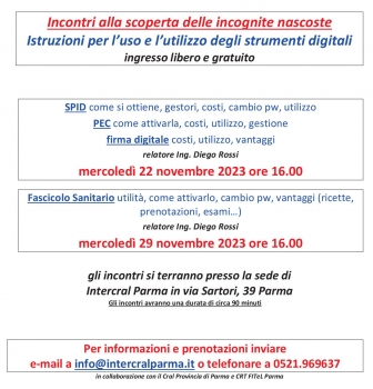 Incontri – Istruzioni uso strumenti digitali