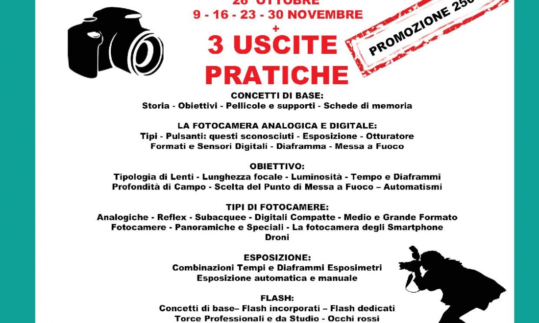 IV Corso base di fotografia