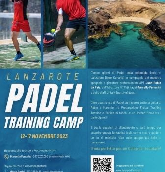 Lanzarote – training camp Padel