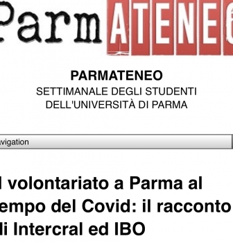 PARMATENEO – Articolo sul volontario – Univ. di Parma