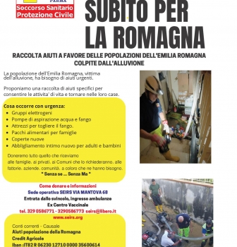Un aiuto subito per la Romagna