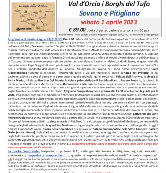 Val D’Orcia – Sovano e Pitigliano – Il tufo