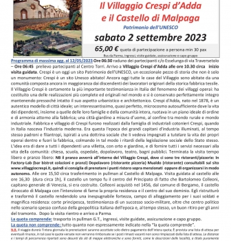 Villaggio Crespi d’Adda-Castello Malpaga