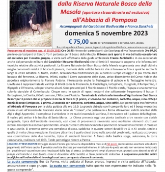 Esclusiva visita Bosco della Mesola